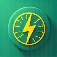 Abstract icon representing energy optimization or connection